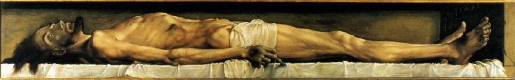 Мертвый Христос в гробу. Ганс Гольбейн Младший. 1521–1522 гг.